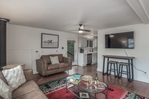 Watch your favorite shows and movies or listen to music on a brand new smart TV.