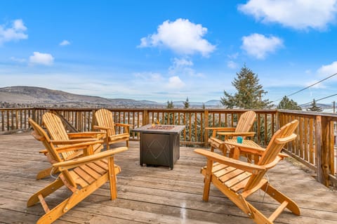 Relax on the spacious deck