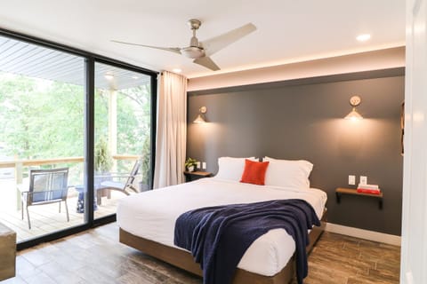 Sink into the comfy king bed at the end of a full day.