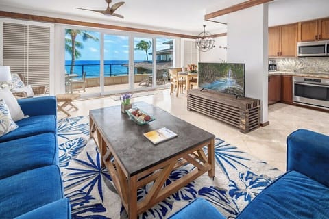 Whalers Cove Spacious Living Area with 43" Flat Screen