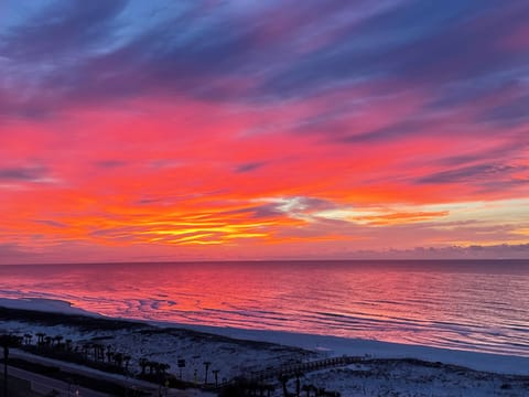 Sunrise from the balcony