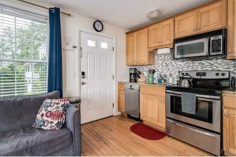 Private entrance w/ keypad lock that will be programmed w/ unique code for you