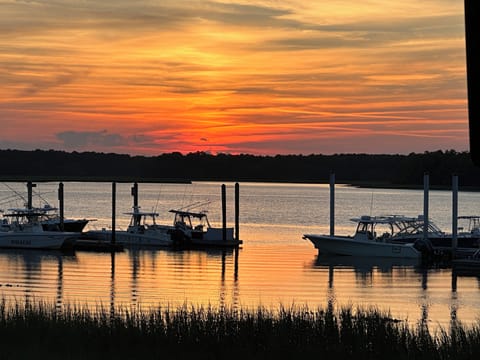 Having dinner on the water at sunset is a must!