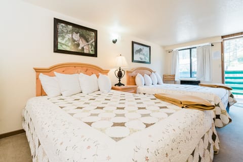 Hypo-allergenic bedding, down comforters, pillowtop beds