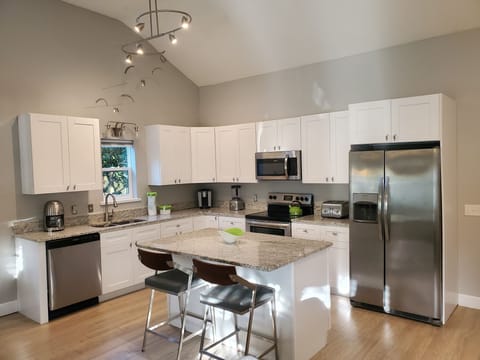 Spacious Kitchen With Large Island