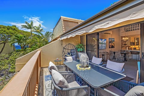 Take in the peek-a-boo view of the ocean.