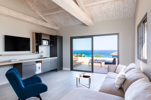 Panoramic Room (Levante) | Private kitchen | Fridge, microwave, stovetop, electric kettle