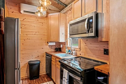 You will enjoy our fully stocked kitchen plus outdoor propane grill