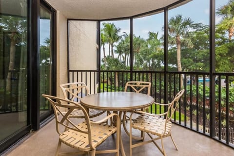Enjoy some fresh air out on the balcony!