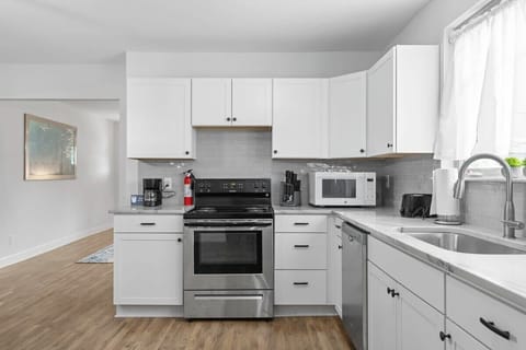 Fully stocked kitchen