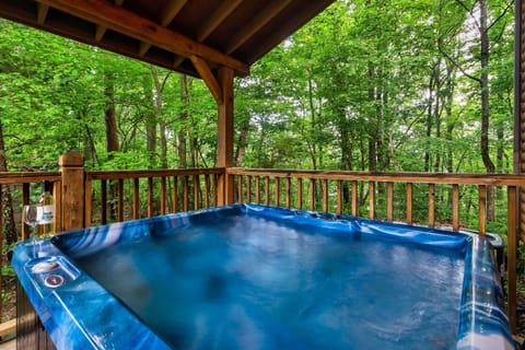 Unwind at the end of a long day of adventures in the hot tub.