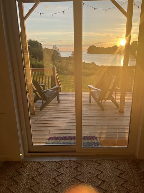 5am…. Sit out and watch the sun rise. No filter 