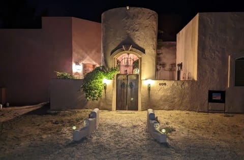 Front entrance during the night