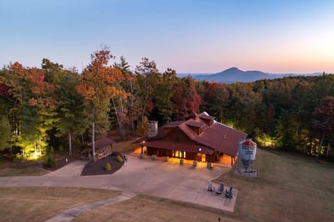 View from Main Lodge to Barn