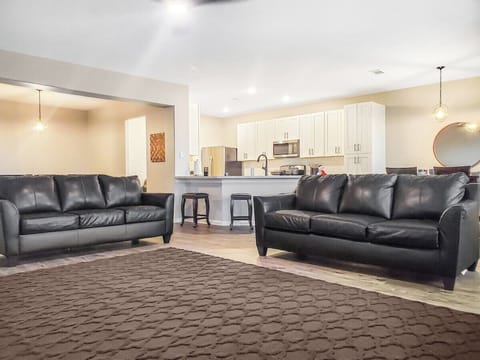 Spacious downstairs living room #1 just off the kitchen