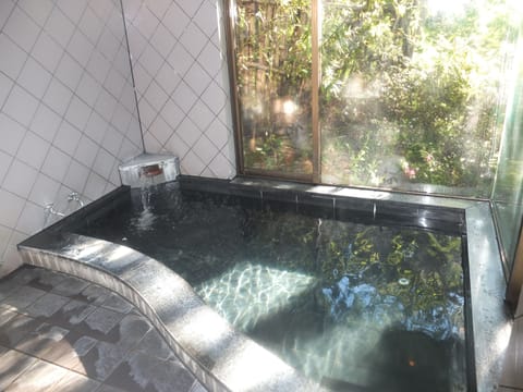 Indoor spa tub