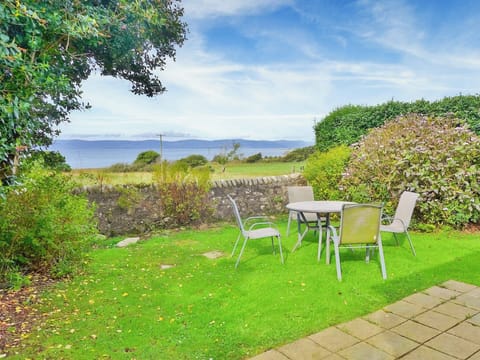 Private garden taking in the stunning views across to Kintyre | The Shieling, Kilpatrick, Isle of Arran