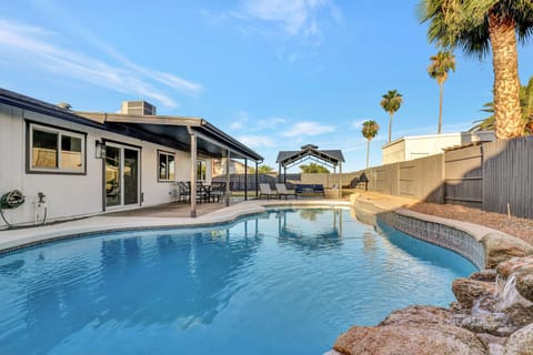Your  backyard retreat with beautiful private pool