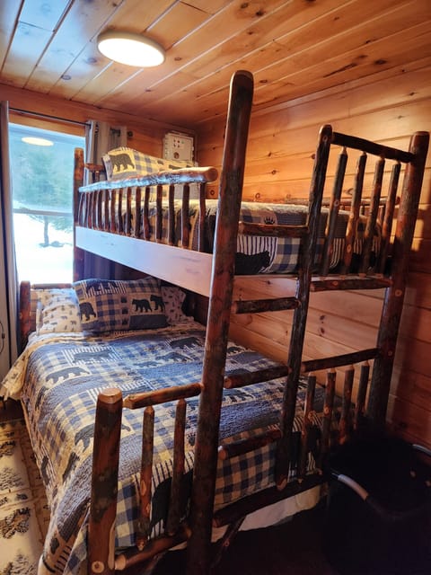 2nd Bedroom. Bunk beds. Double on the bottom and twin on top.