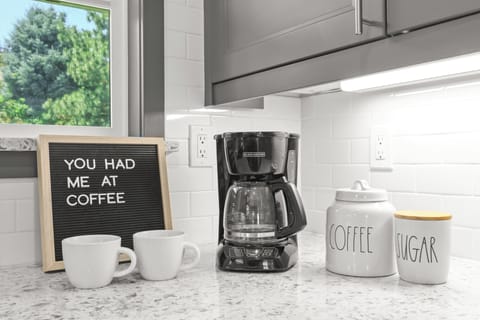 Local coffee and Sugar in the Raw provided