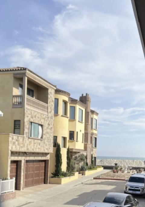 Beach view from the corner window