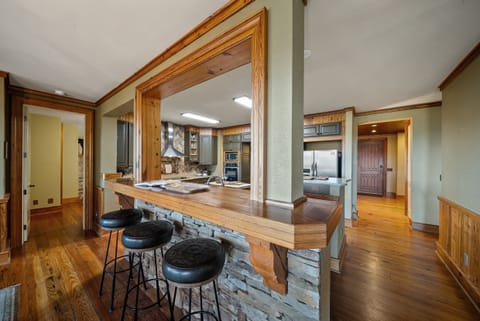 Bar Stool Seating in Main Level Kitchen