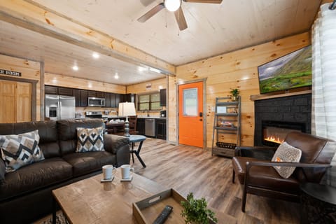 Open concept living/dining room