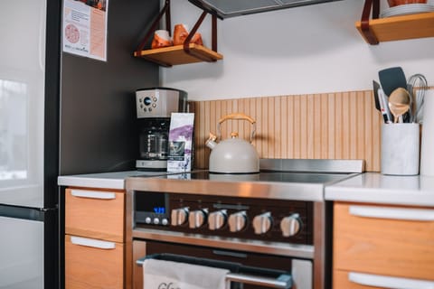 A fully stocked kitchen makes cooking simple.