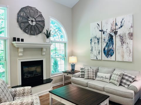 We named our home "Blue Buck" for our favorite piece of art in the house.