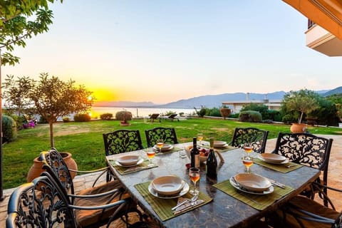 Cherish the tranquil beauty of the sunset as it gracefully concludes the day