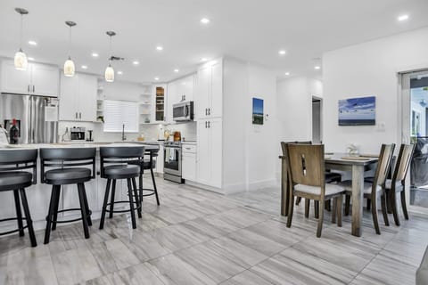 Open floor, plan, kitchen, dining room, living room!