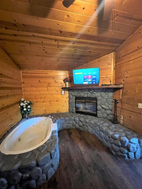 Level up your relaxation with a jetted hot tub in the section