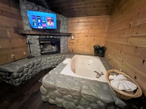 Let your body soak in a jetted hot tub