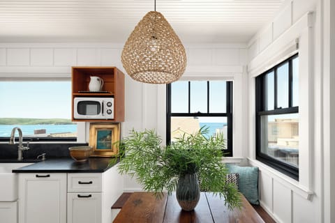 West facing windows in kitchen and dining areas. Ocean views abound!