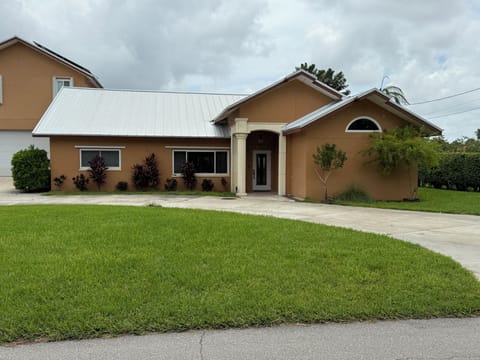Home is located on the corner facing Marina Cir.  Do not park in the grass.