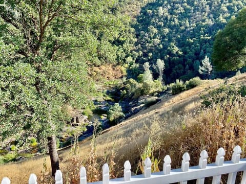 See the river from the patio!