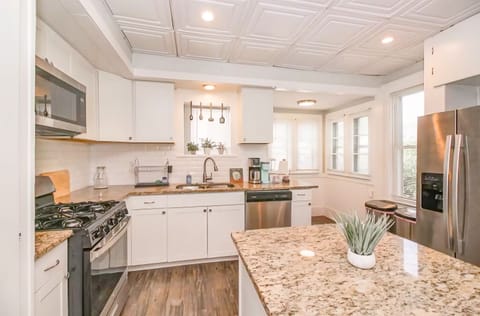 Fully stocked kitchen