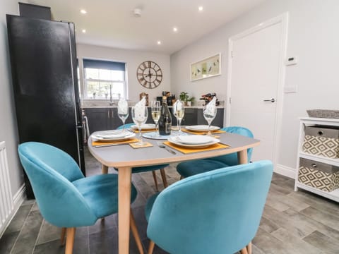 Fridge, dishwasher, electric kettle, toaster