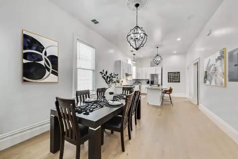 Main house open concept dining/kitchen