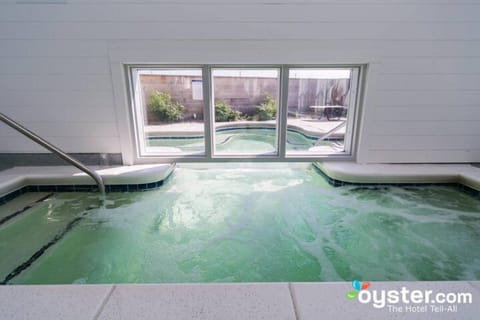 Indoor pool, seasonal outdoor pool, pool umbrellas, sun loungers