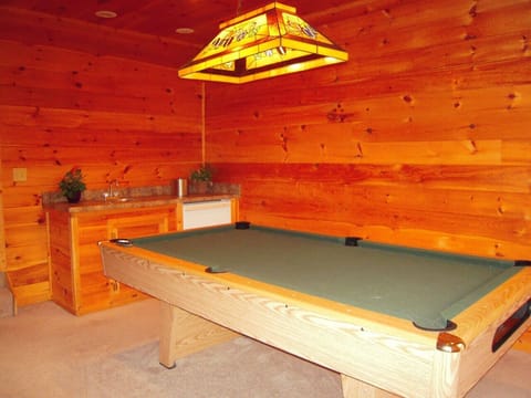 Pool Table in game room
