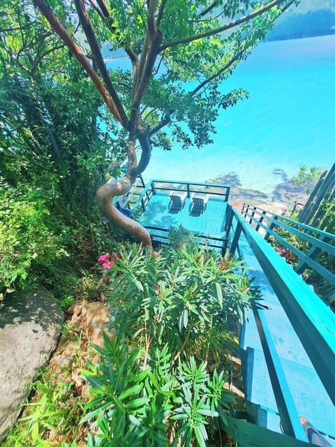 Steps to your own private beach!