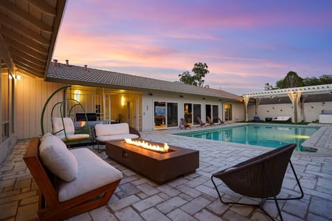 Firepit/backyard view