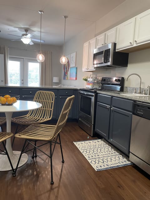 Kitchen is fully equipped for any home chef