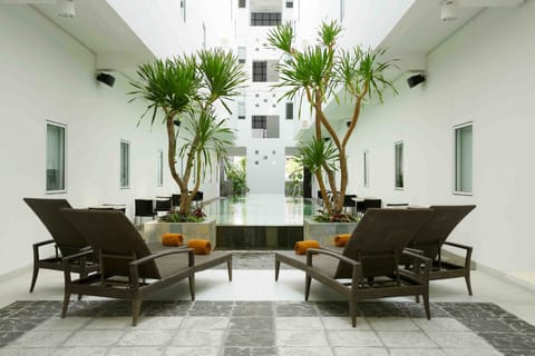 Outdoor pool, open 6:00 AM to 8:00 PM, sun loungers