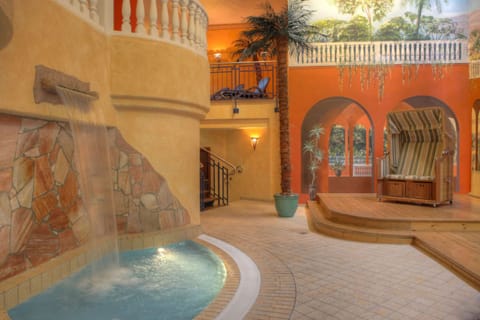 Sauna, steam room, body treatments, hot stone massages