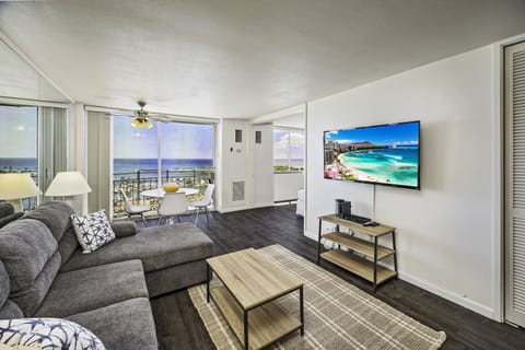 Living Room with Flat Screen TV
