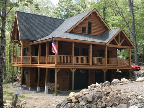 Charming wrap around porch.