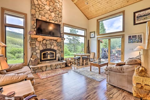 Blue River Vacation Rental | 3BR | 2.5BA | 1,950 Sq Ft | Access Only By Stairs