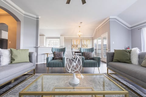 Feel at home in our warm and welcoming living room.